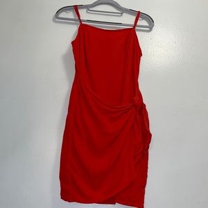 🎉3 times for $20! New with tags!! Forever 21 Cami Red Overlay Dress